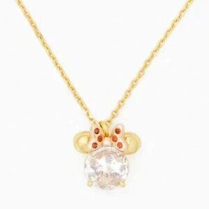 Kate Spade X Disney NWT Minnie Mouse Pendant Necklace with Dust bag
